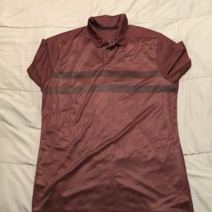 Short sleeve casual button up collar dry fit